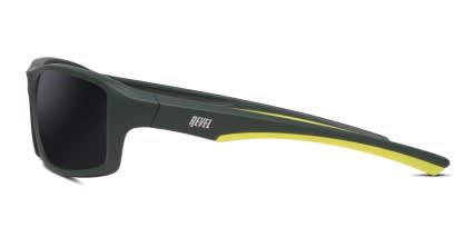 Revel Bard Green glasses - Green - Side View