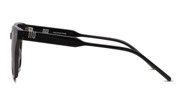 Muse Sharla Shiny Black Prescription Sunglasses
