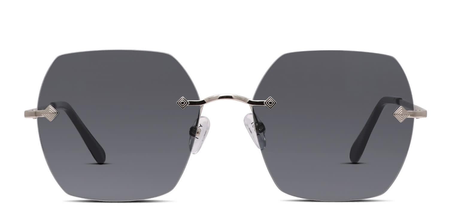 Yoji Akari Silver, Blue Prescription Sunglasses - 50% Off Lenses