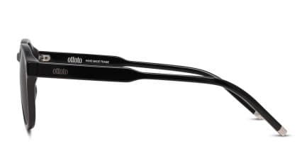 Ottoto Hudson Yards Shiny Black glasses - Shiny Black - Side View