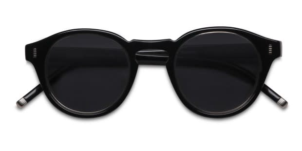 Ottoto Hudson Yards Shiny Black Prescription Sunglasses