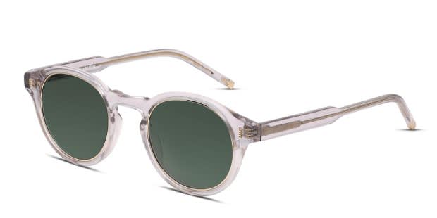 KOUGETSU PLUTINUMSILVER × CLEARTO DGREY Ottoto Hudson Yards Gray, Clear Prescription Sunglasses