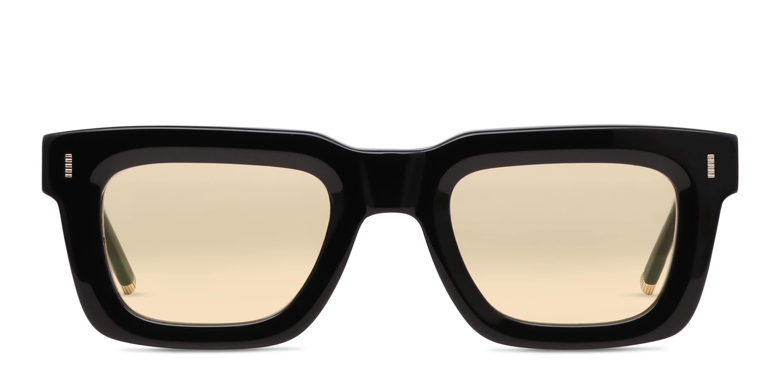 Ottoto District Shiny Black, Yellow glasses - Yellow / Shiny Black - Frontal View
