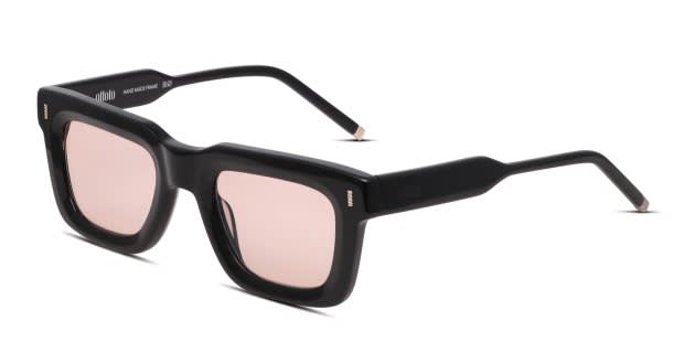 Ottoto District Shiny Black, Red Prescription Sunglasses