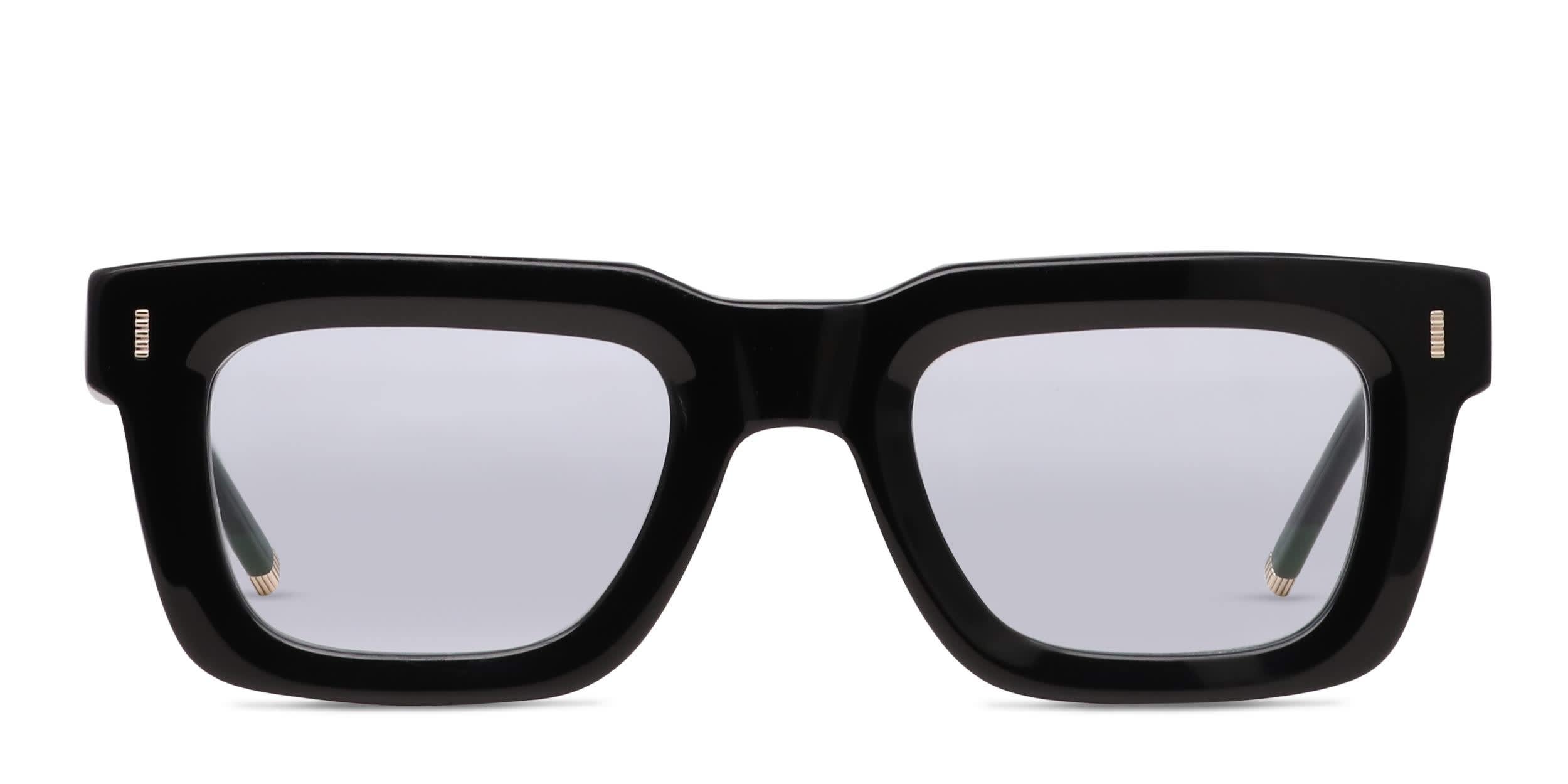 Ottoto District Shiny Black, Blue glasses - Blue / Shiny Black - Frontal View