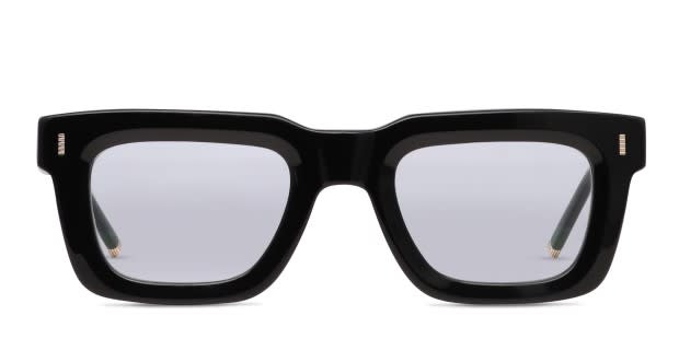Ottoto District Shiny Black, Blue Prescription Sunglasses
