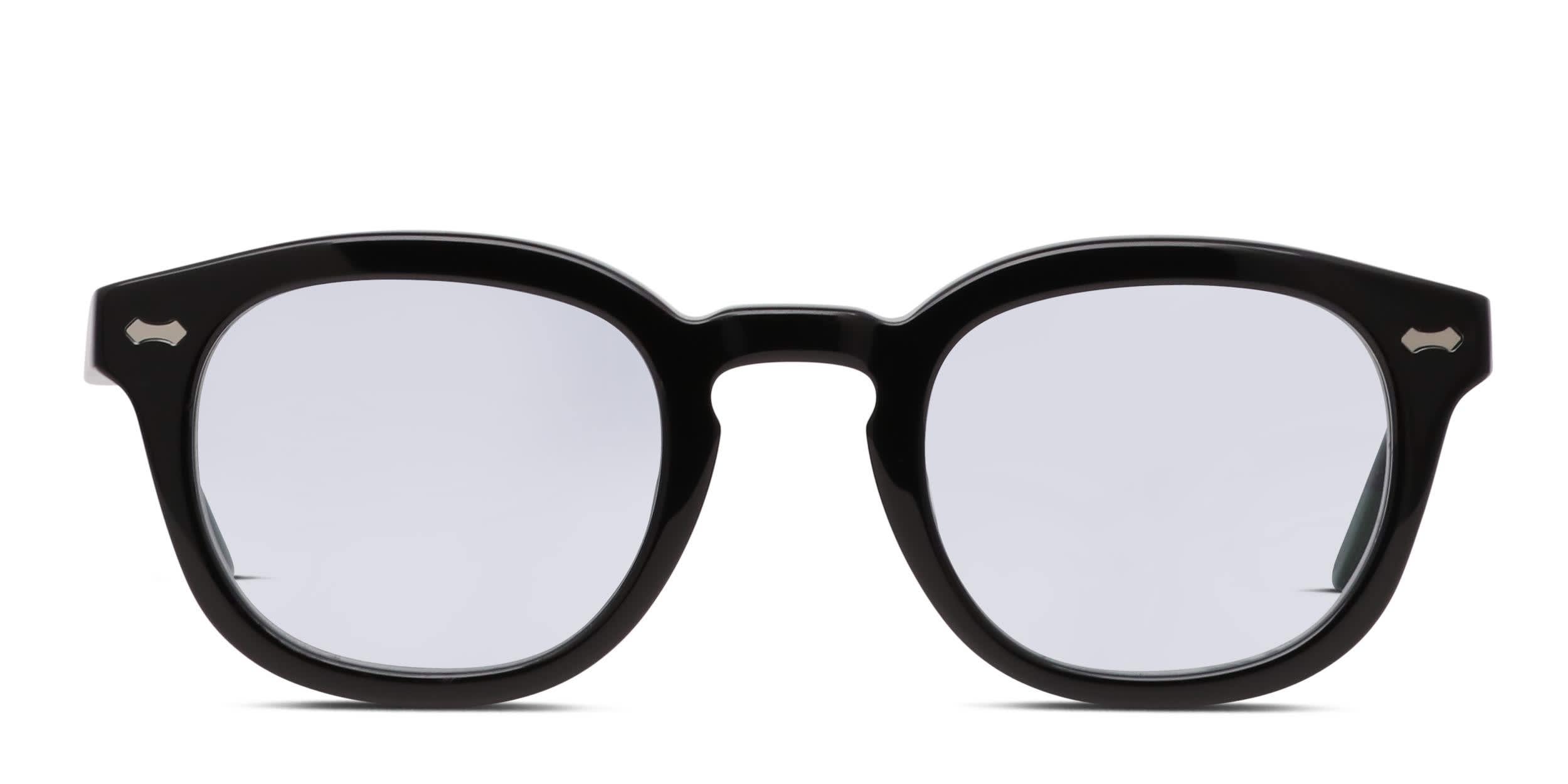 Muse Optimum Shiny Black, Blue glasses - Shiny Black / Blue - Frontal View