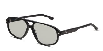 Muse Bright & Early Shiny Black, Green glasses - Green / Shiny Black - Angle View