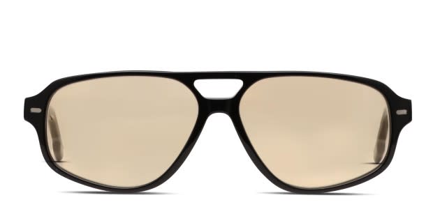 Muse Bright & Early Shiny Black, Yellow Prescription Sunglasses