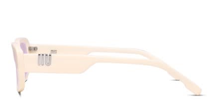 Muse Gleam Beige, Purple glasses - Purple / Beige - Side View