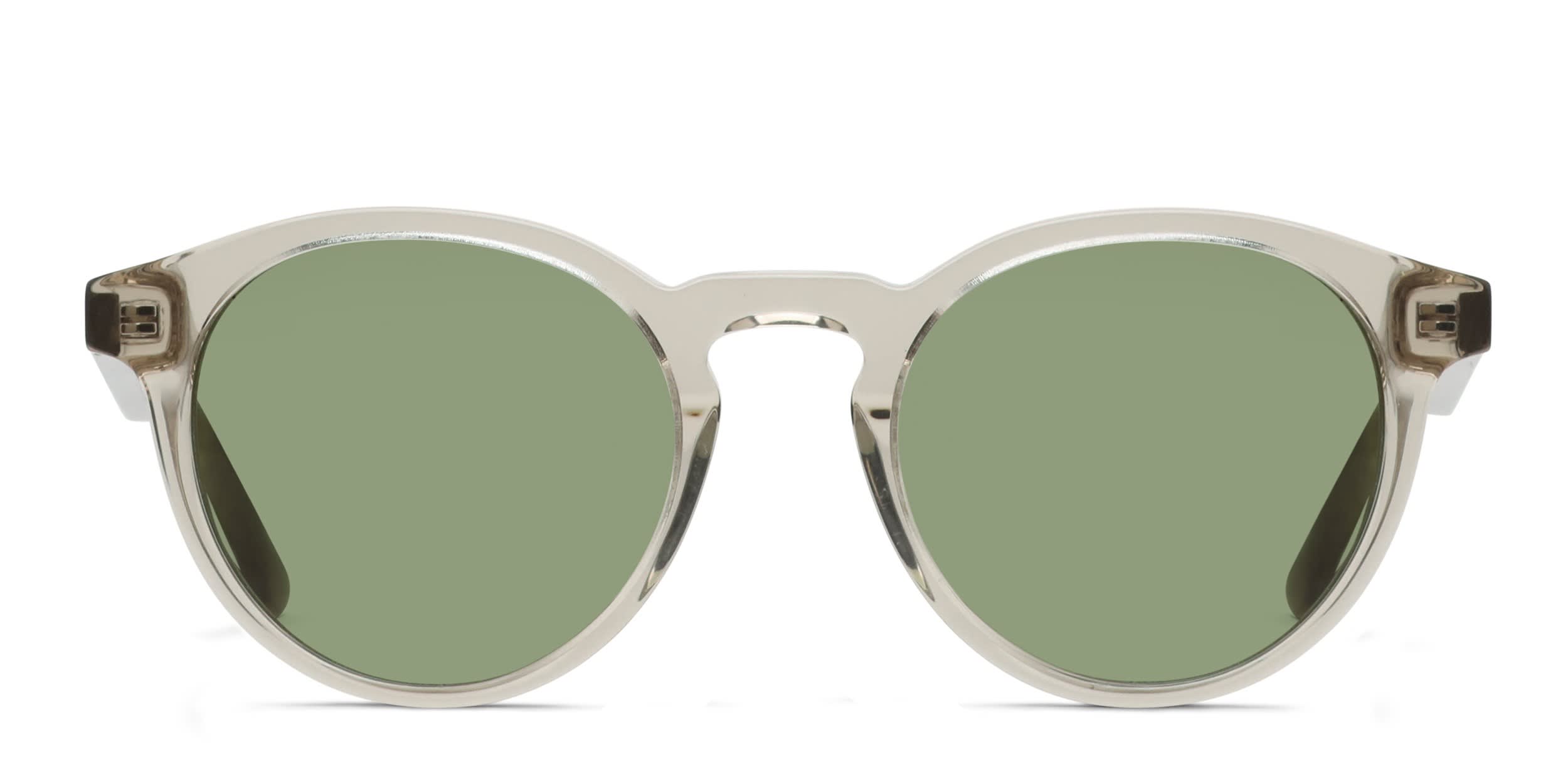 Muse Fab Beige, Clear glasses - Beige / Clear - Frontal View