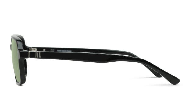 myumyu Muse Summer Oddity Shiny Black Prescription Sunglasses