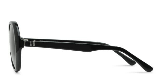 Muse Dig It Shiny Black Prescription Sunglasses