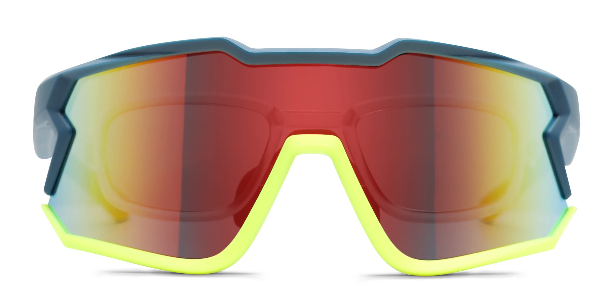 Revel Dash Blue, Yellow w/Clip-in glasses - Blue / Yellow - Frontal View