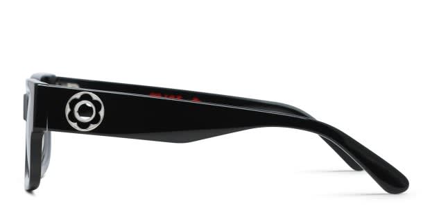 Muse Encore Shiny Black Prescription Sunglasses