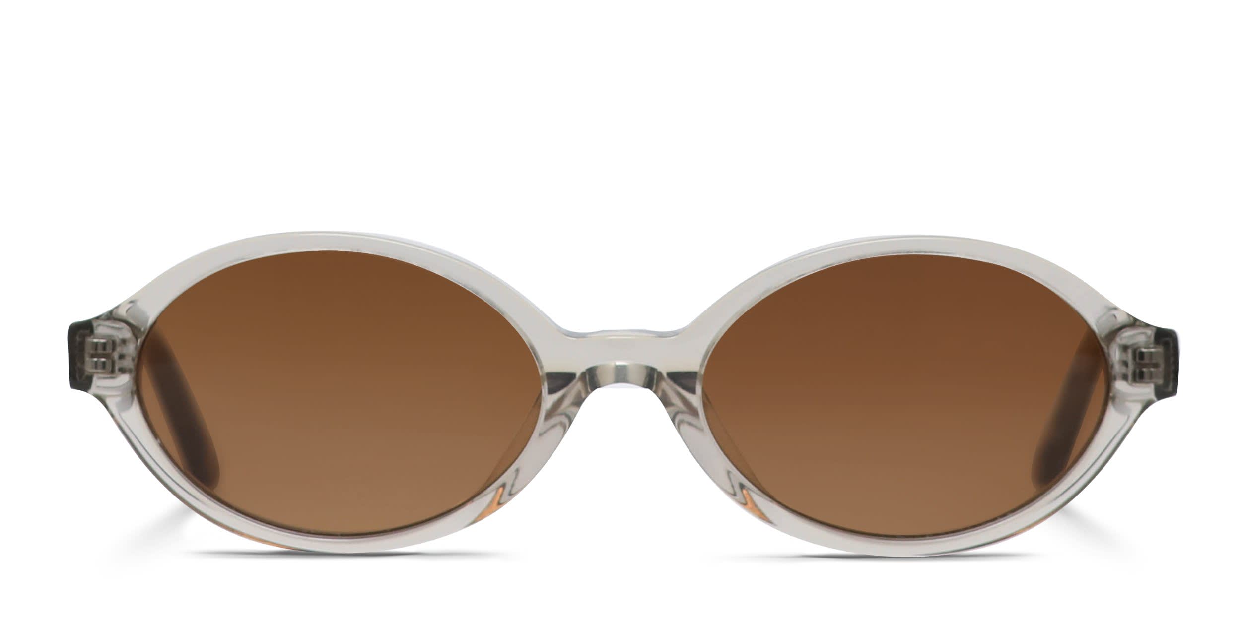 Amelia E. Lyra Beige glasses - Beige - Frontal View