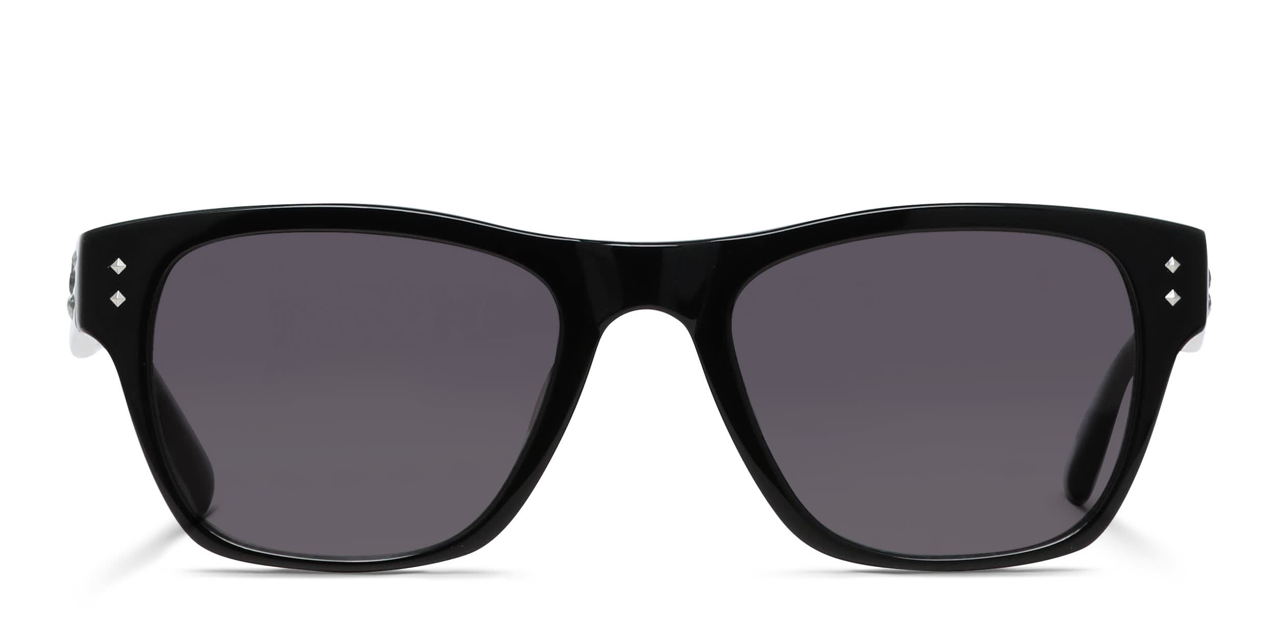 Amelia E. Lunara Shiny Black glasses - Shiny Black - Frontal View