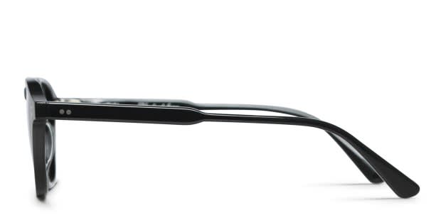 Ottoto Nomad Shiny Black Prescription Sunglasses