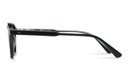 Ottoto Nomad Shiny Black glasses - Shiny Black - Side View