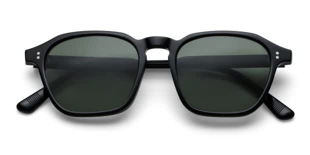 Ottoto Nomad Shiny Black Prescription Sunglasses