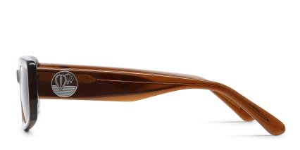 Muse Cloud 9 GRBR x GlassesUSA.com Brown glasses - Brown - Side View