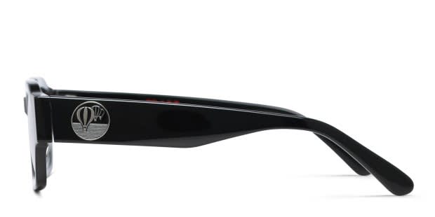 Muse Ascension GRBR x GlassesUSA.com Shiny Black Prescription