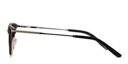 Ottoto Copperfield Black, Gold glasses - Black / Gold - Side View