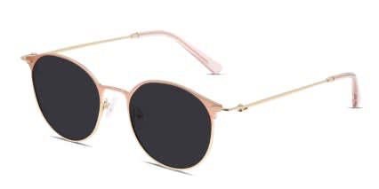 Ottoto Mexicali Rose Gold, Gold glasses - Gold / Rose Gold - Angle View