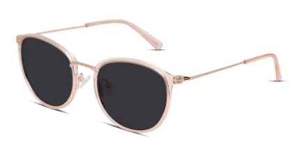 Ottoto Bellona Pink, Rose Gold glasses - Pink / Rose Gold - Angle View
