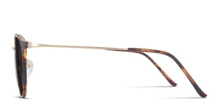 Ottoto Bellona Tortoise, Gold glasses - Tortoise / Gold - Side View