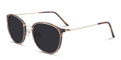 Ottoto Bellona Tortoise, Gold glasses - Tortoise / Gold - Angle View