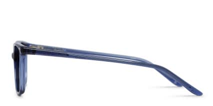 Amelia E. Nettle Blue glasses - Blue - Side View