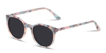 Amelia E. Veronique Multicolor, Pink, Blue glasses - Multicolor / Blue / Pink - Angle View