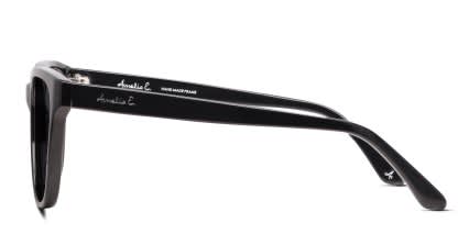 Amelia E. Tricia Shiny Black glasses - Shiny Black - Side View