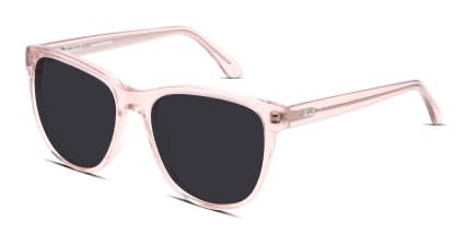 Amelia E. Tricia Pink, Clear glasses - Clear / Pink - Angle View
