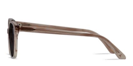Amelia E. Chardonnay Beige, Clear glasses - Clear / Beige - Side View