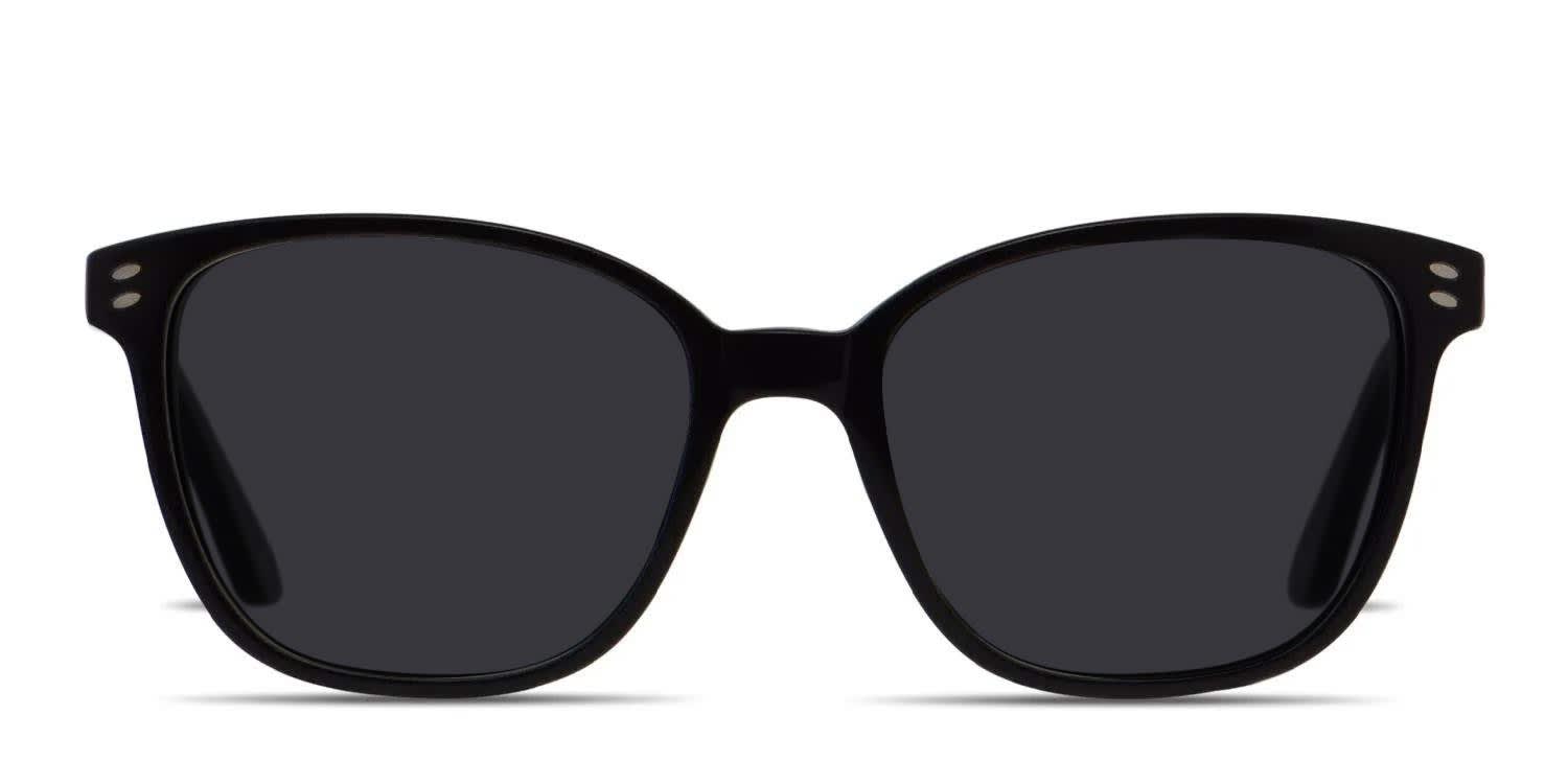 Amelia E. Chardonnay Shiny Black glasses - Shiny Black - Frontal View