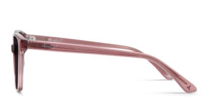 Amelia E. Chardonnay Purple, Clear glasses - Clear / Purple - Side View