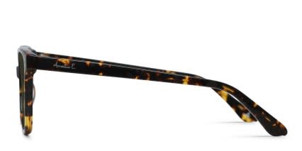 Amelia E. Chardonnay Tortoise, Brown glasses - Brown / Tortoise - Side View