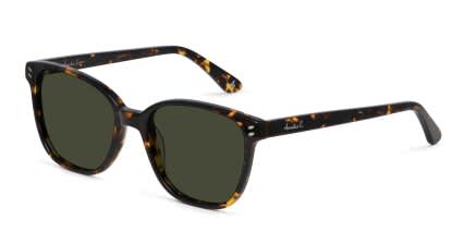 Amelia E. Chardonnay Tortoise, Brown glasses - Brown / Tortoise - Angle View