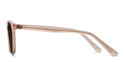 Muse Campbell Beige, Clear glasses - Clear / Beige - Side View