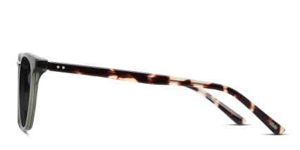 Ottoto Filippo Green/Clear/Tortoise glasses - Clear / Tortoise / Green - Side View