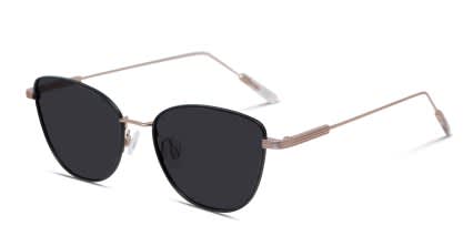 Ottoto Elba Black, Rose Gold glasses - Black / Rose Gold - Angle View