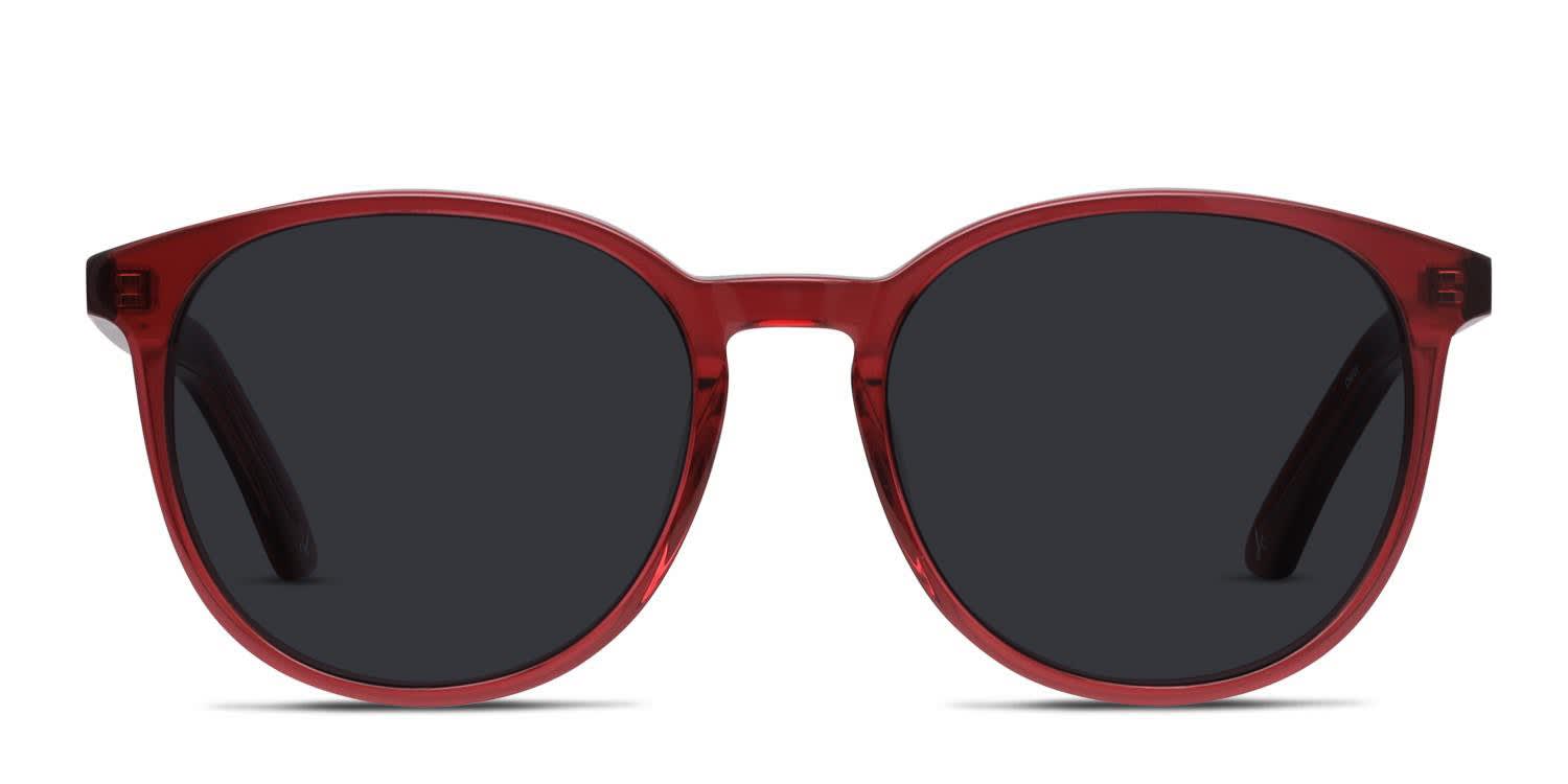 Amelia E. Crescent Red glasses - Red - Frontal View