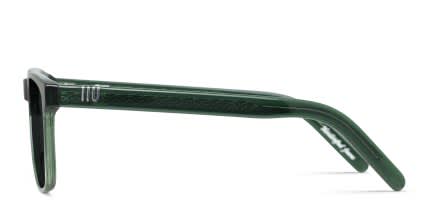 Muse Range Green glasses - Green - Side View