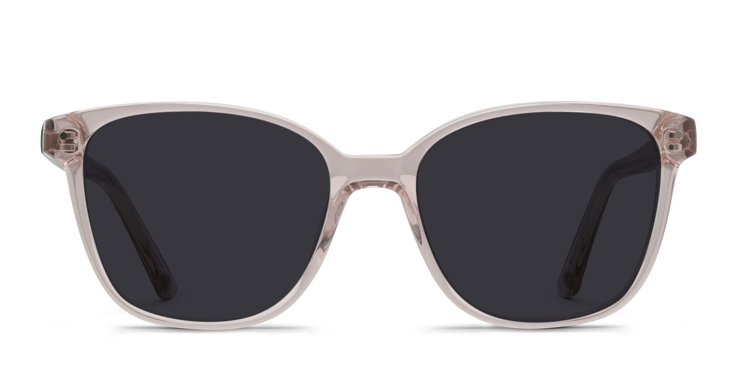 Muse Hopper Pink, Clear glasses - Clear / Pink - Frontal View