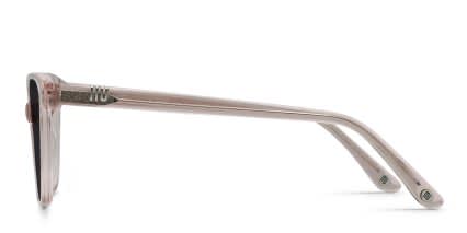 Muse Hopper Pink, Clear glasses - Clear / Pink - Side View