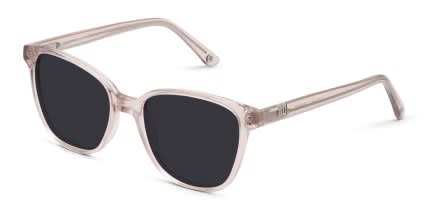 Muse Hopper Pink, Clear glasses - Clear / Pink - Angle View