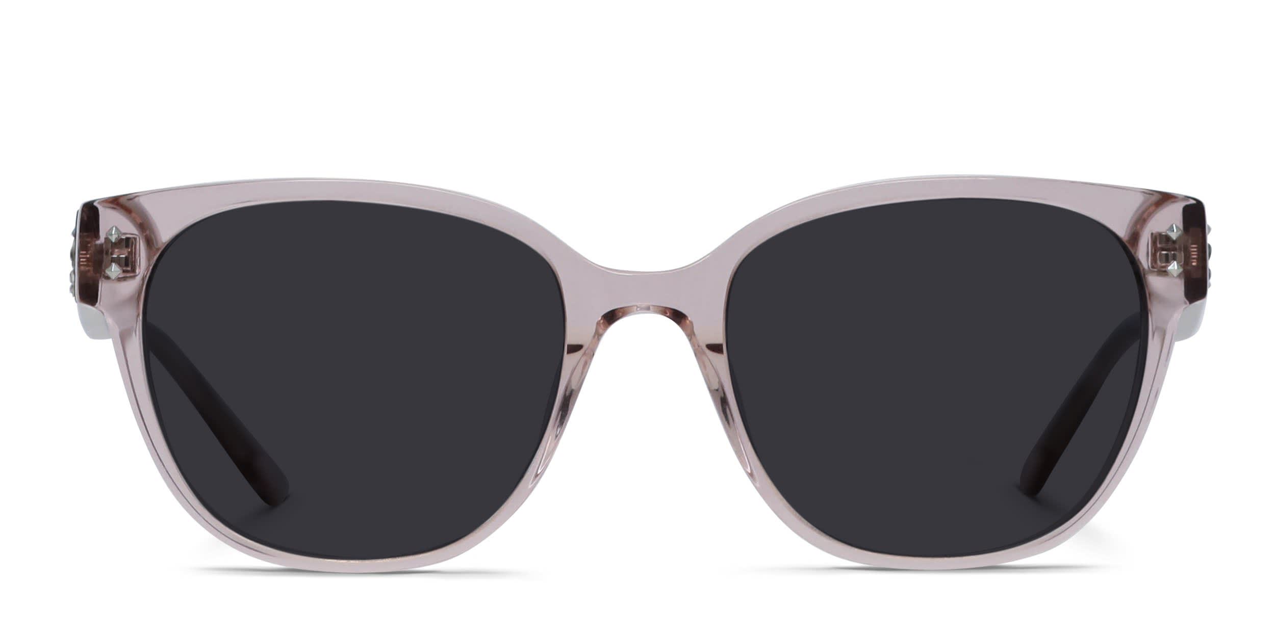 Amelia E. Nebula Pink, Clear glasses - Clear / Pink - Frontal View