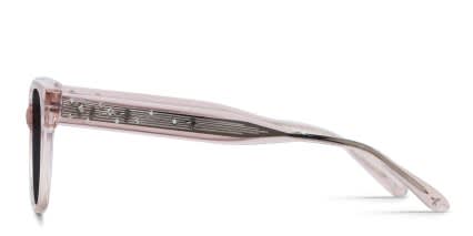 Amelia E. Nebula Pink, Clear glasses - Clear / Pink - Side View